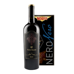 Trevenezie Merlot IGP a čokoláda Novi NERO nero